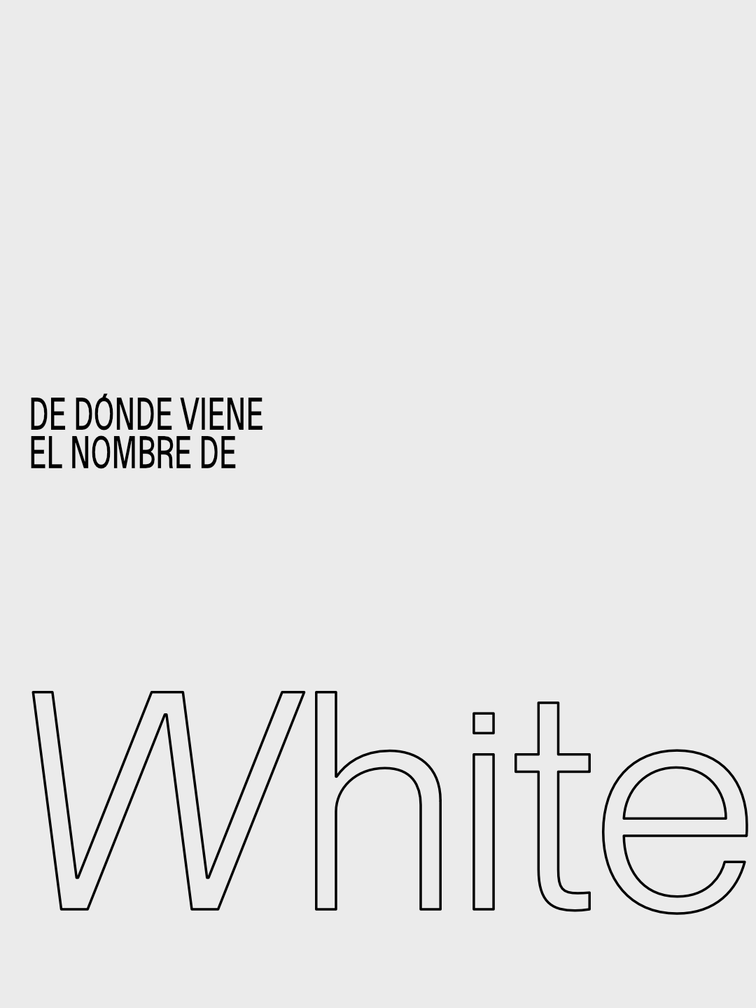 Carrusel del nombre de Whiteblock: de dónde viene el nombre.